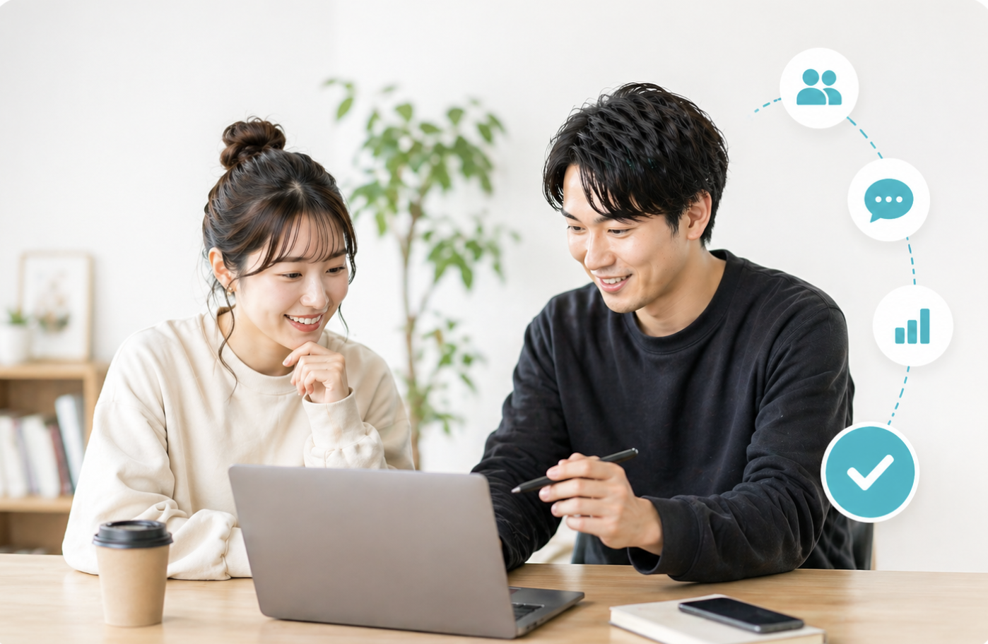 専任担当が継続的に伴走